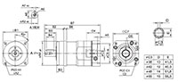 Servobox Series Model SF 1-Stage Planetary Reducer Gearbox - 2