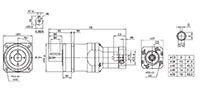 Servobox Series Model SF 2-Stage Planetary Reducer Gearbox - 2