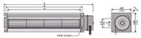 JHC -081A系列交流电流（AC）横流风扇-2