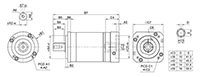 Servobox Series Model FE 2-Stage Planetary Reducer Gearbox - 2