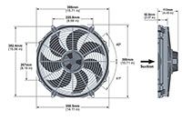 AX12BL004C/S385W and AX24BL004C/S385W Series Curved Blade Design Brushless Direct Current (DC) Axial Fans - 2