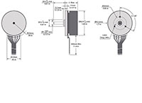 平面运动系列45毫米(毫米)外部转子无刷直流(BLDC)电机- 3