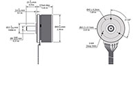 平面运动系列60毫米(毫米)外部转子无刷直流(BLDC)电机- 3