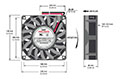 1238-11 AL Series Brushless Direct Current (DC) Axial Fans - 3
