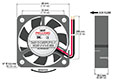 4010-7系列Brushless Direct Current (DC) Axial Fans - 3