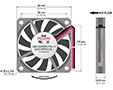 6010-11 Series Brushless Direct Current (DC) Axial Fans - 3