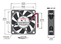 6015-9 Series Brushless Direct Current (DC) Axial Fans - 3