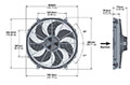 AX12BL004C/S385W and AX24BL004C/S385W Series Curved Blade Design Brushless Direct Current (DC) Axial Fans - 2